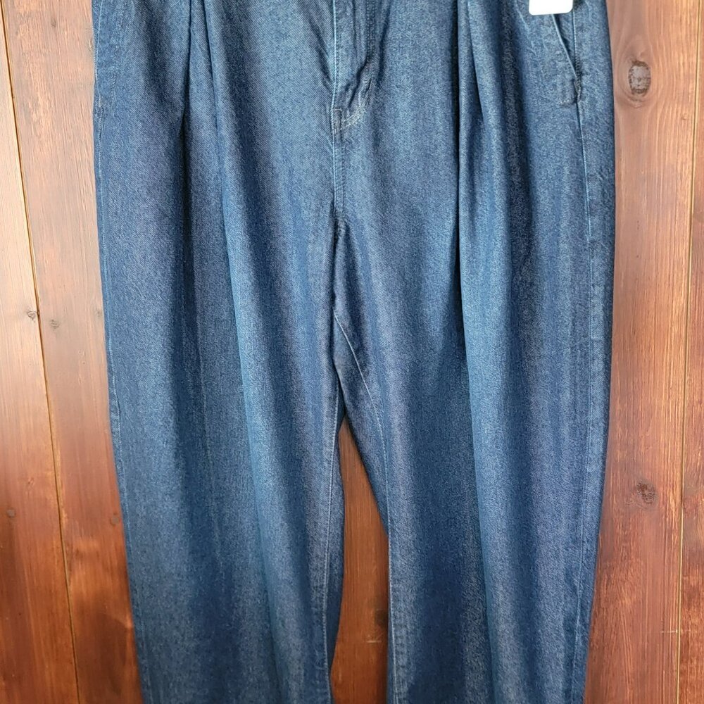 We The Free CRVY New Spin Trouser Jeans 32 Short Outerspace Dark Wash $148 NWT - Picture 7 of 12
